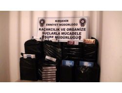 Kırşehir’de 6 Bin Paket Kaçak Sigara