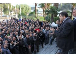 Bmc İşçilerine Başkan Sındır'dan Destek