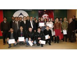 Girişimcilik Eğitimini Tamamlayanlara Sertifikaları Verildi