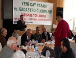 Ardeşen'li Sivil Toplum Örgütlerinden Çay Yasa Tasarısına Tepki