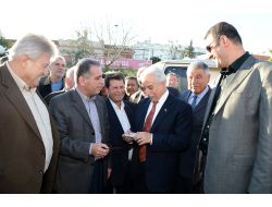 Aldırmaz, Hadırlı'da Kurbanlarla Karşılandı