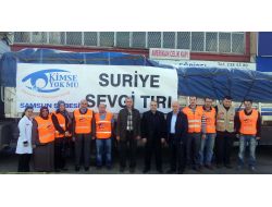 Kimse Yok Mu, Suriyeli İhtiyaç Sahiplerine Yardım Malzemesi Gönderdi