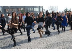 Kadına Yönelik Şiddete Danslı Protesto