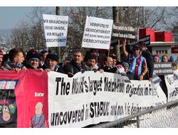 Trabzonlu Taraftarlar, Zurih'te Eylem Yaptı