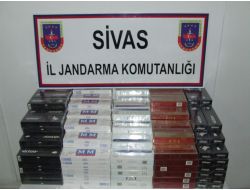 Sivas’ta Kaçak Sigara Operasyonu