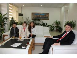 Hanım Onur’dan Kaymakam Koca’ya Teşekkür Ziyareti