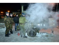 Belarus Ordusundan Taraftara Çay Desteği