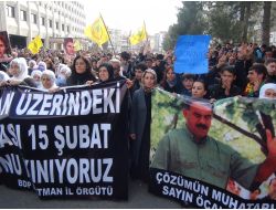 Batman'da Bdp'lilerden Basın Açıklamalı Protesto