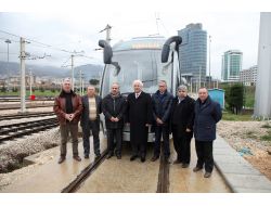 Makine Mühendisleri Yerli Tramvay 'İpekböceği'ni Test Etti