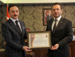 Ordu'ya Atanan Adnan İpekdal Vali Aksoy'a Veda Ziyaretinde Bulundu