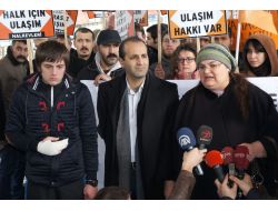 Tren İstasyonunda Parasız Ulaşım Eylemi