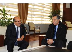 Mimarlar Başkan Gümrükçüoğlu'nu Ziyaret Etti