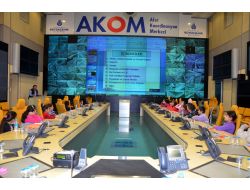 Bağcılar Bilgi Evi Öğrencileri Akom’u Ziyaret Etti