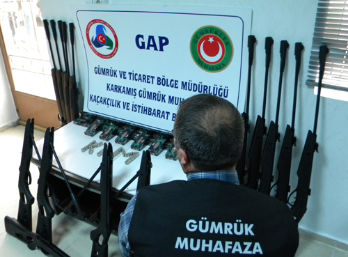 Boru beyan etti,havalı tüfek çıktı!