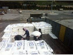 550 TON UN SURİYE’YE GÖNDERİLDİ