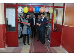 Aydıncık Halk Eğitim Merkezi Tarafından Kara Kalem Sergisi Açıldı