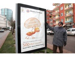 Aksaray Belediyesi'nden Ekmek Tasarrufuna Afişli Çağrı