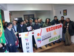 Hdk Erzurum Meclisi: Akan Kanın Durmasını İstiyoruz
