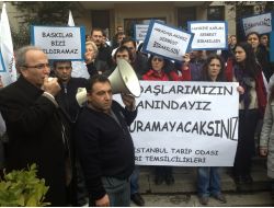 Dhkp-c'den Gözaltına Alınan Sağlık Personeli İçin Eylem Yaptılar