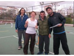 Tenis Kursiyerleri Sertifikalarını Aldı