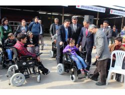 Sarıçam’da 11 Engelliye Akülü Araç