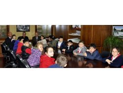 Öğrenciler, Kaynak 'İsrafı' Konusunu Başkan Sözen'le Birlikte İşledi