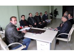 Kızıltepeli Muhtarlarından Gazetecilere Ziyaret