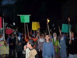 Viranşehir'de Meşaleli Yürüyüş