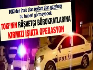 Rüşvete kırmızı ışıkta operasyon