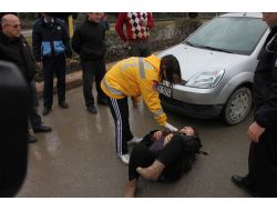 Otomobilin Çarptığı Yaya Yaralandı