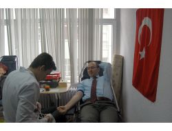 Merzifon Protokolü Kan Bağışı Kampanyasına Destek Verdi