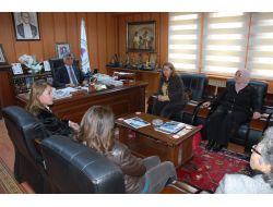 Başkan Büyükaslan’a, 'Kadın Dostu Kent Projesi' İçin Ziyaret