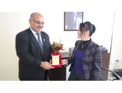 Kış Oyunlarında Emeği Geçenlere Teşekkür Plaketi Verildi