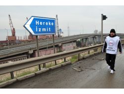 İstanbul’dan Ankara’ya Yürüyen Yusuf Yazgan Rahatsızlandı