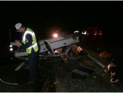 Otomobil Takla Attı, Aynı Aileden 2 Kişi Öldü, 3 Kişi Yaralı