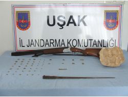 Uşak'ta Tarihi Eser Operasyonu