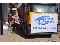 Suriyeli Mülteciler İçin 135. Yardım Tır'ı Antalya’dan Yola Çıktı