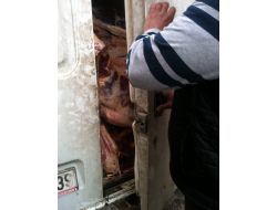 Çorum'da 3 Ton 300 Kilogram Sağlıksız Et Yakalandı
