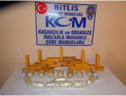 Bitlis’te 20 Kilo Eroin Ele Geçirildi
