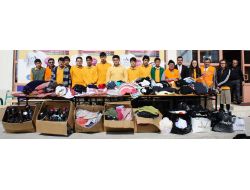 Özel Aziziye Lisesi Öğrencilerinden Suriyeli Mültecilere Yardım