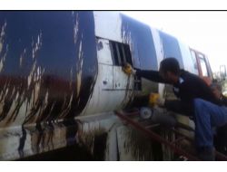 Akaryakıt Tankerine Yapılan Özel Bölümde Kaçak Sigara Ele Geçirildi