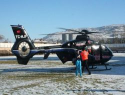 Solunum Yetmezliği Bulunan Hastanın İmdadına Hava Ambulansı Yetişti