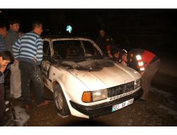 Yanan Aracından Son Anda Atladı