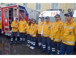 Kahramanmaraş'ta Tam Donanımlı 4 Ambulans Hizmete Girdi