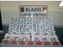 Elazığ'da 7 Bin 200 Kaçak Sigara Ele Geçirildi