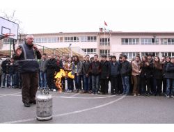 Mithat Paşa Lisesi’nde Yangın Tatbikatı