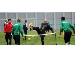 Bursaspor Maç Günü Antrenman Yaptı