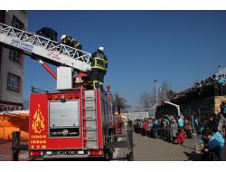 Ereğli İtfaiyesi Yıldırımlı Koleji'nde Yangın Tatbikatı Yaptı