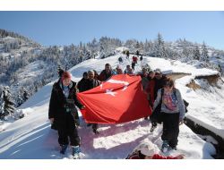 32 Hes'in Kurulacağı İkizdere Vadisi’nde Kar Yürüyüşü Yapıldı