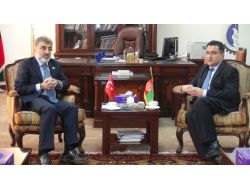 Bakan Yıldız, Afganistan Madenler Bakanı Şehrani İle Görüştü